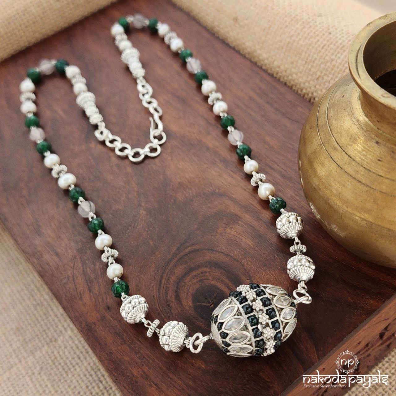 MultiColor Ball Neckpiece (N10577)