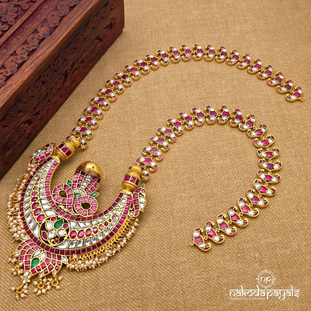 Traditional Kundan Naga Neckpiece (Gn10502)