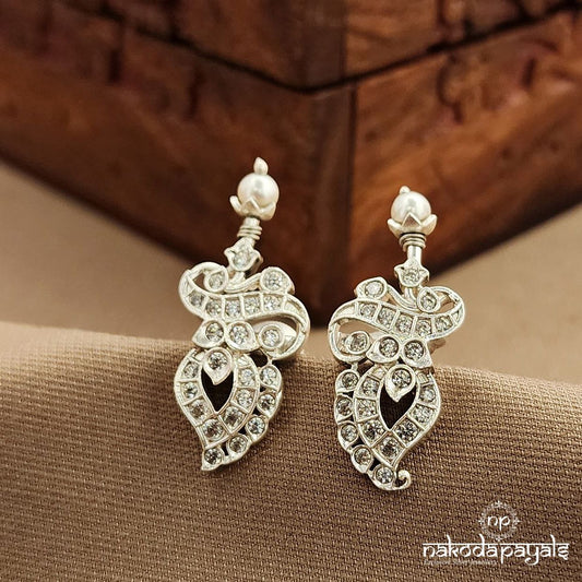 Unique White Studs (S3742)