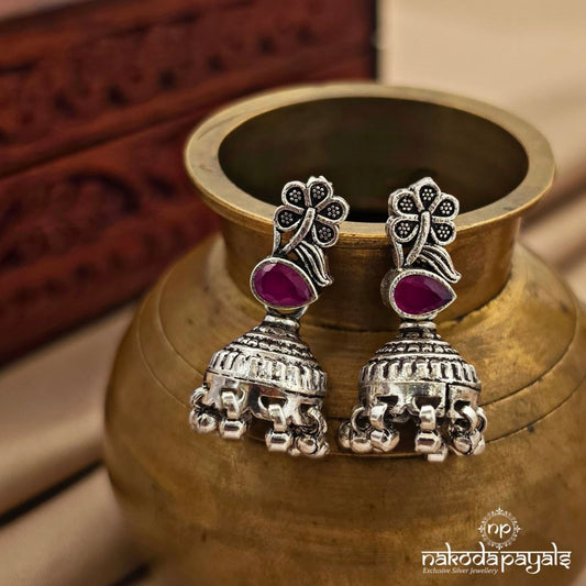 Endearing Flower Jhumka (J1733)