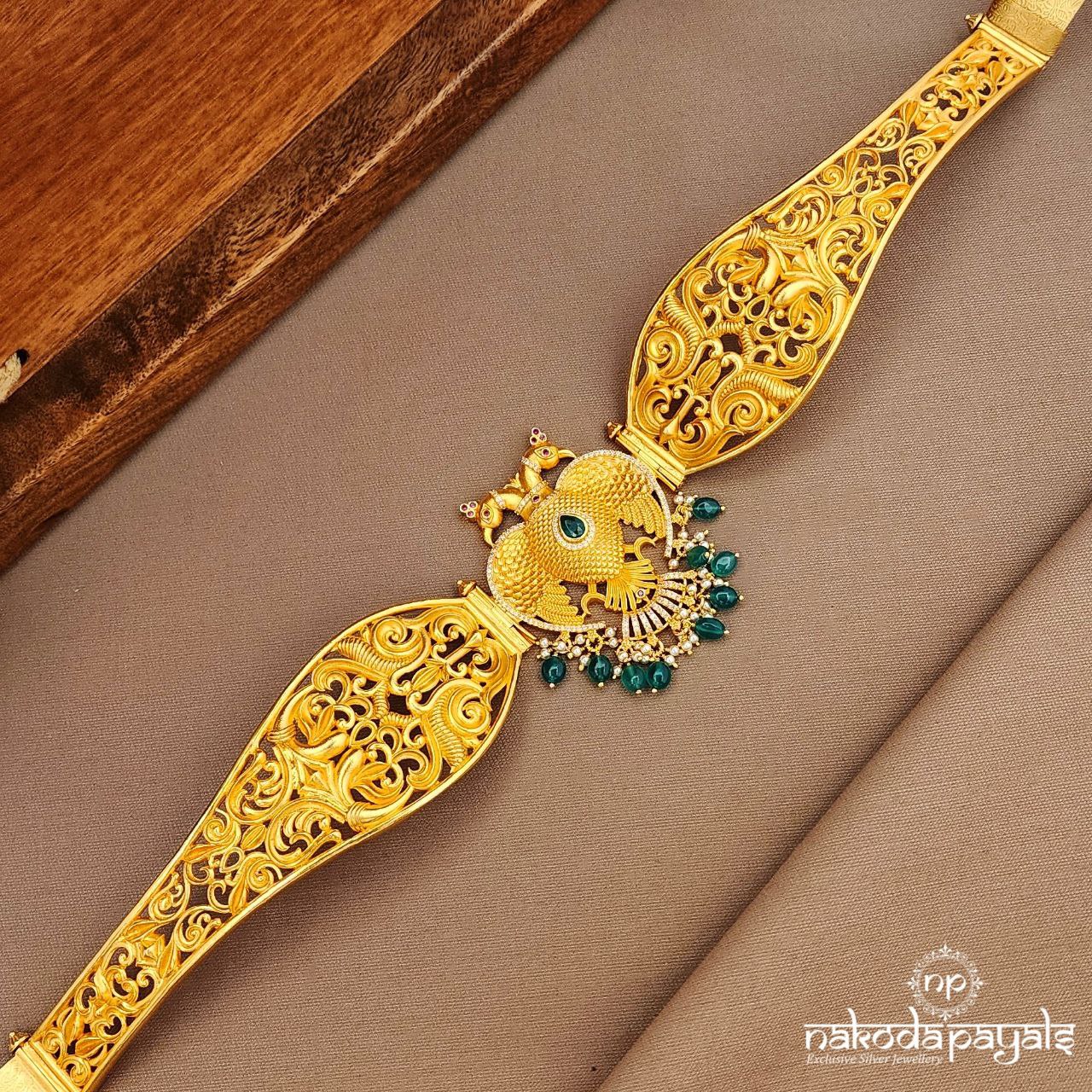 Unique Gandaberunda Daab With Belt (D0253)