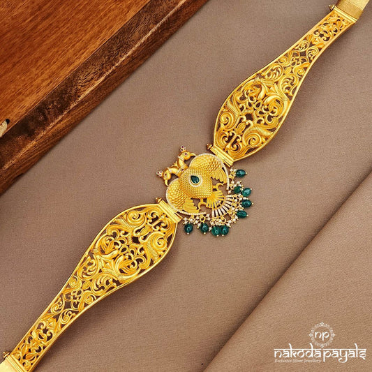 Unique Gandaberunda Daab With Belt (D0253)