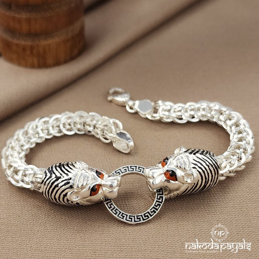 Lion Linked Men's Bracelet (Mc1062)