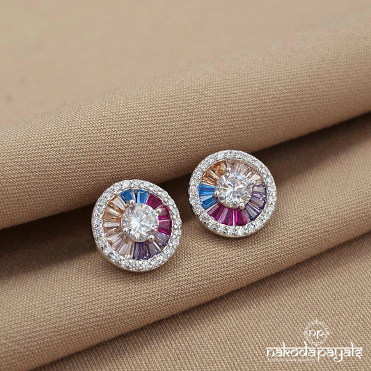 Elegant Circular Studs (St4009)