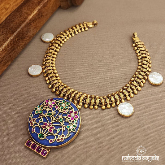 Meenakari Kundan Neckpiece (Gn9503)