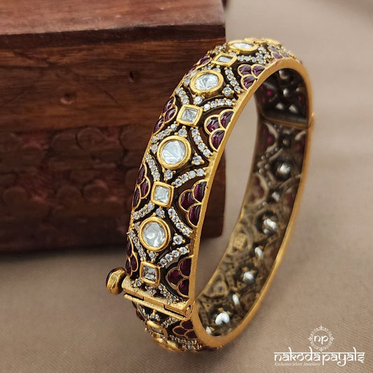 Traditional Red Screw Kada (Gk3182)