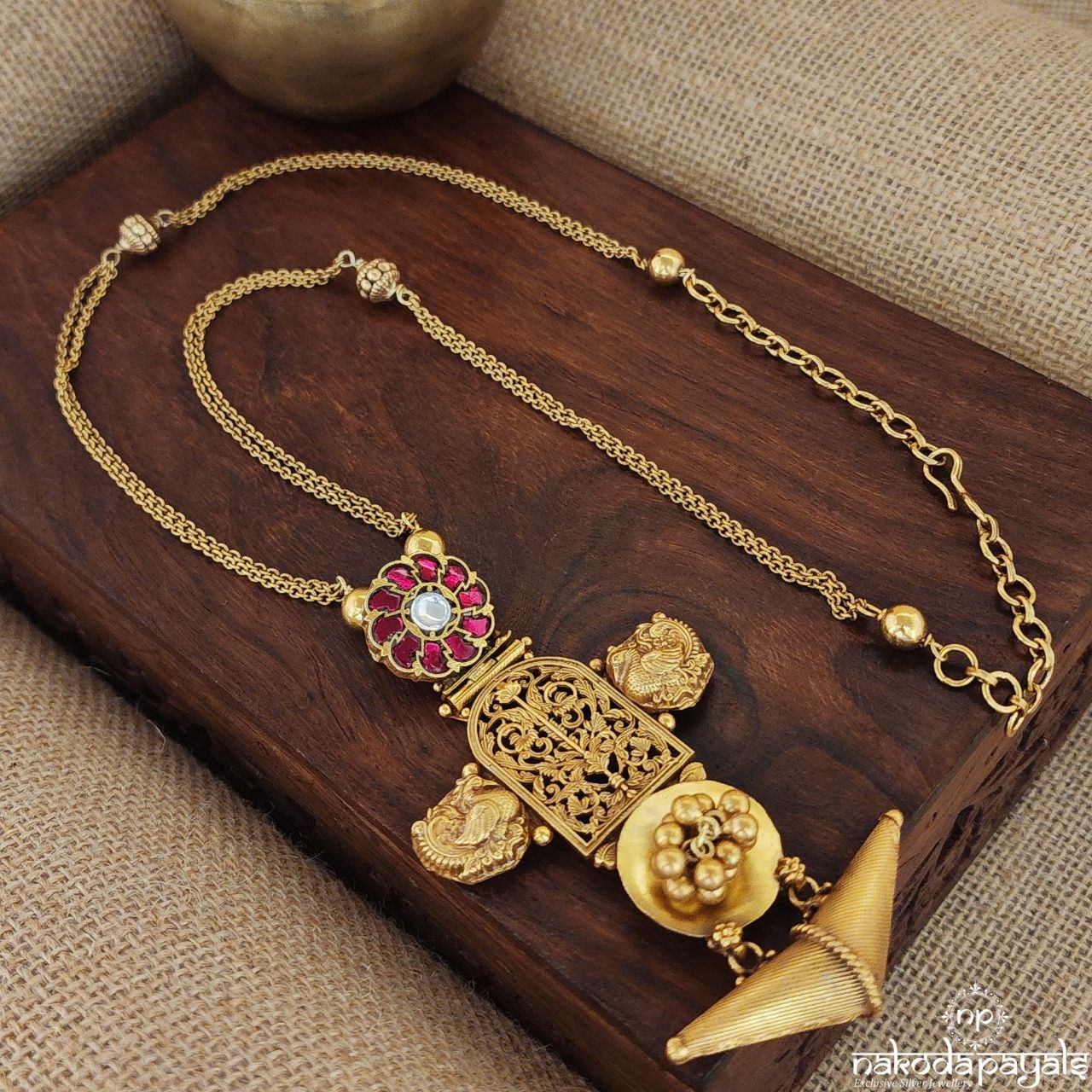 Classic Peacock Neckpiece (Gn8286)