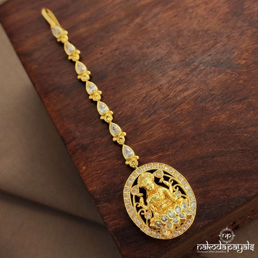 Lakshmi White Drop Maang Tikka (Gm1114)