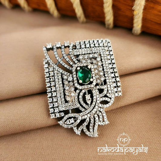 Squarish CZ Pendant (P2590)
