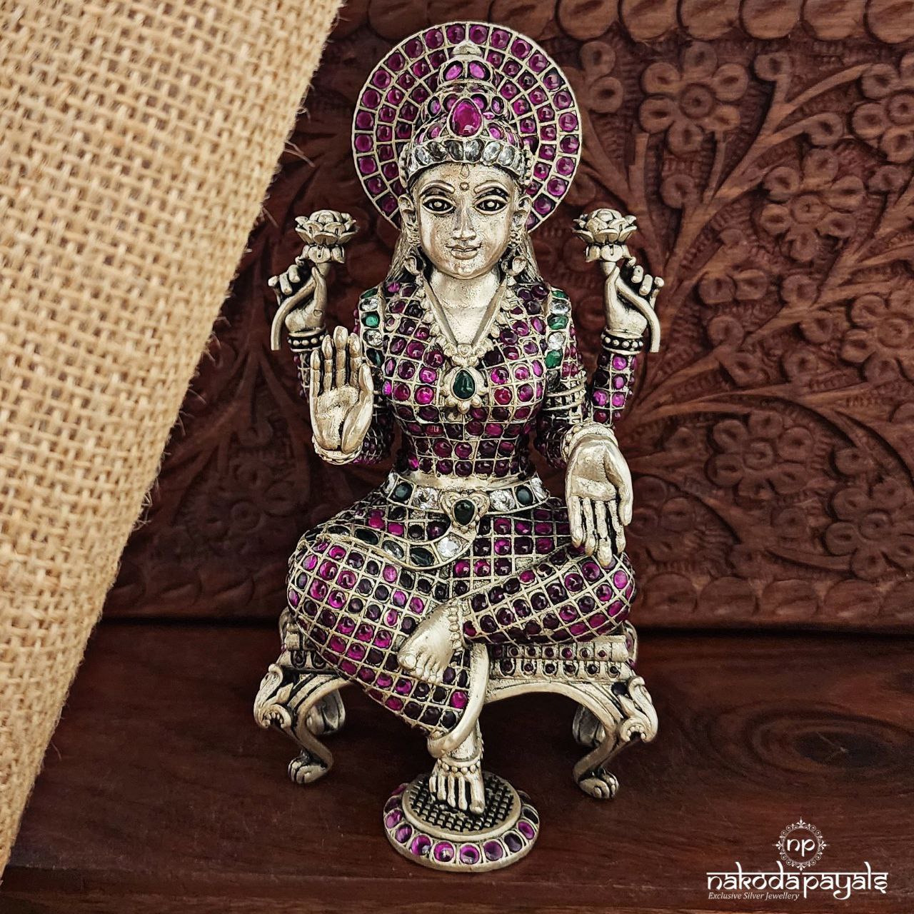 Big Red Lakshmi Idol (Aa0593)