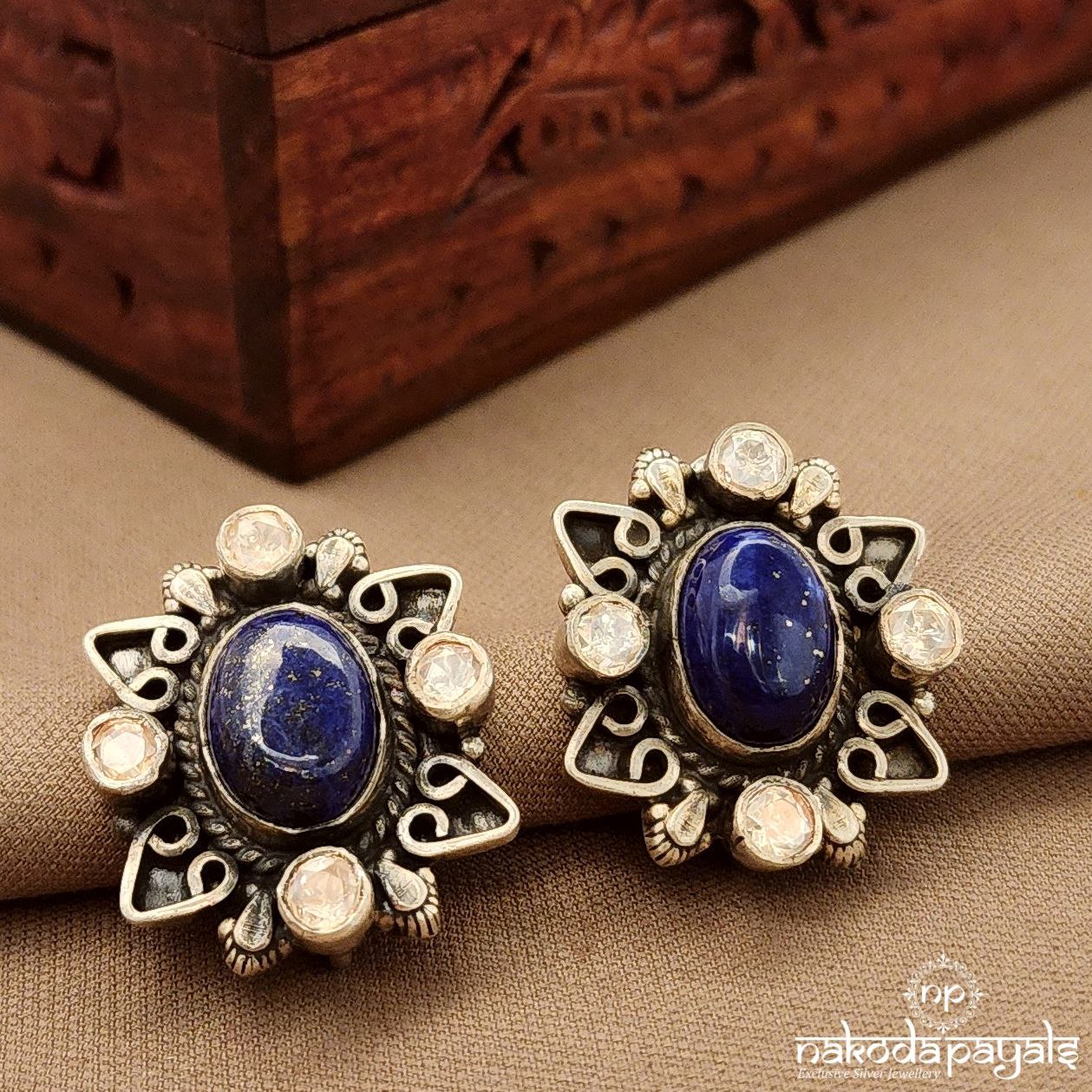 Lapiz Moissanite Studs (S9528)
