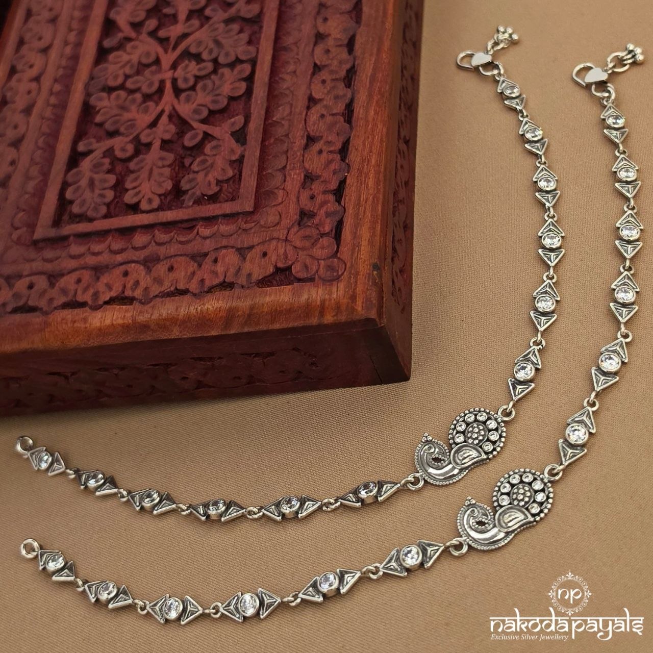 Exquisite Peacock Anklets (A6920)