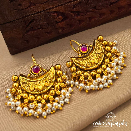 Elegant Pink Dot Earrings (Ge11401)