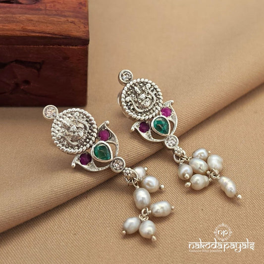 Pearly Circular Lakshmi Earring (S9721)