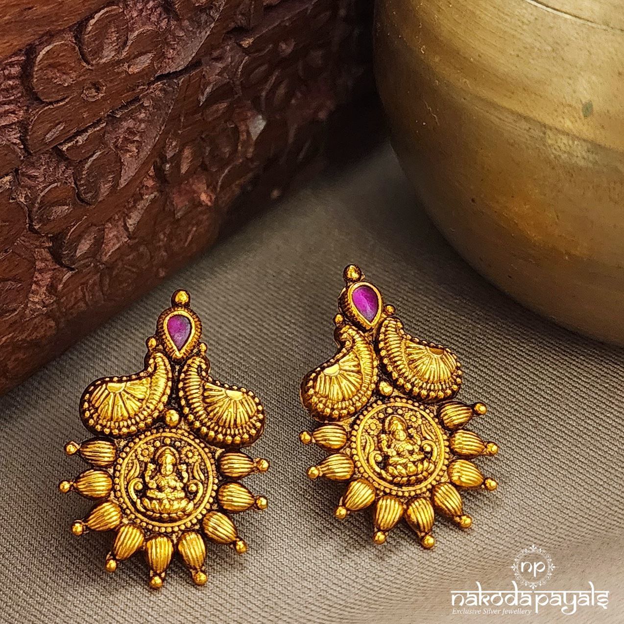 Pink Lakshmi  Earrings (Ge10008)