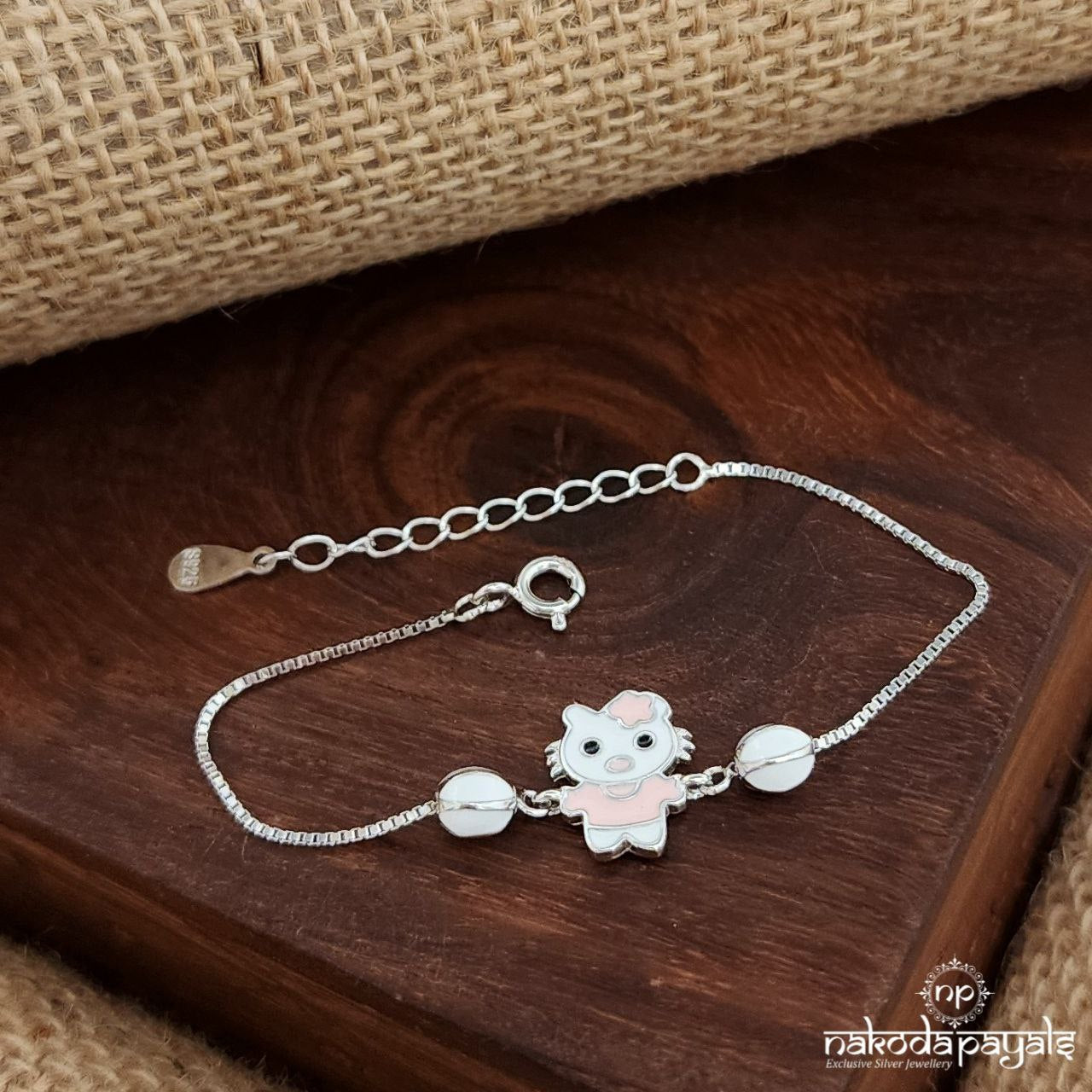 Pink Doll Kids Bracelet (Ka9377)