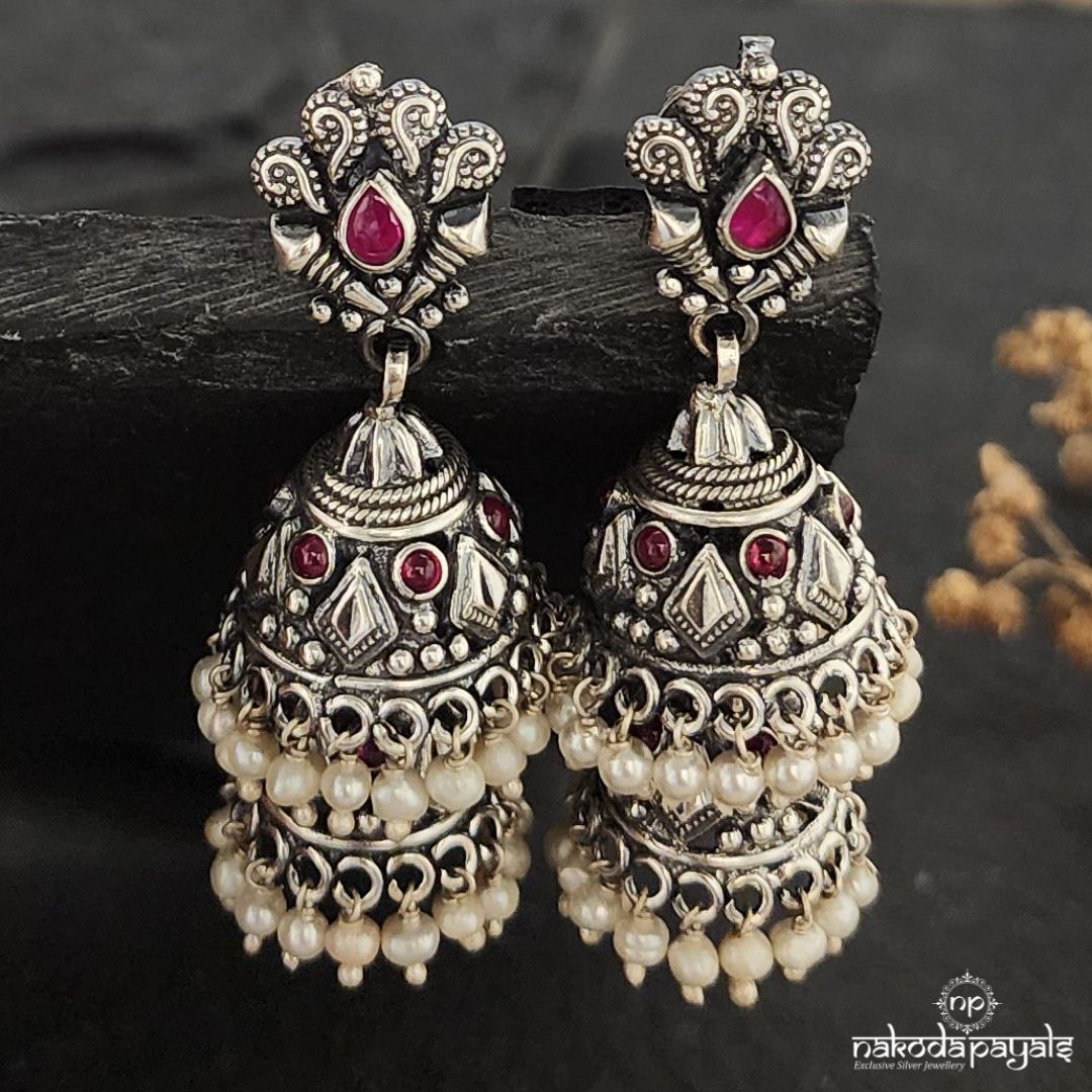 Layerluxe Pearled Drop Jhumka (J1098)