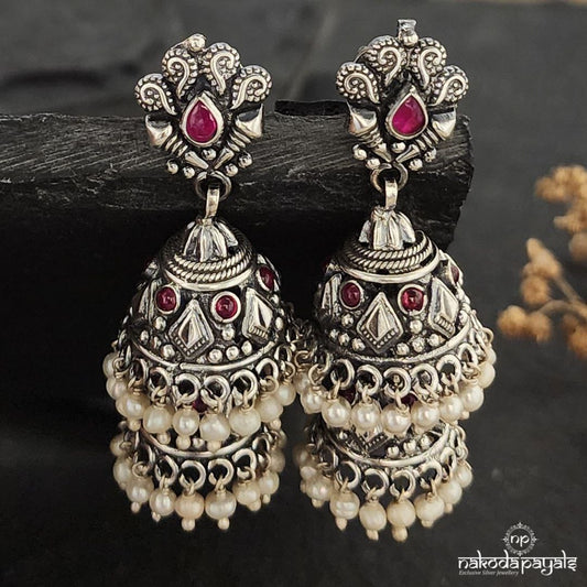 Layerluxe Pearled Drop Jhumka (J1098)