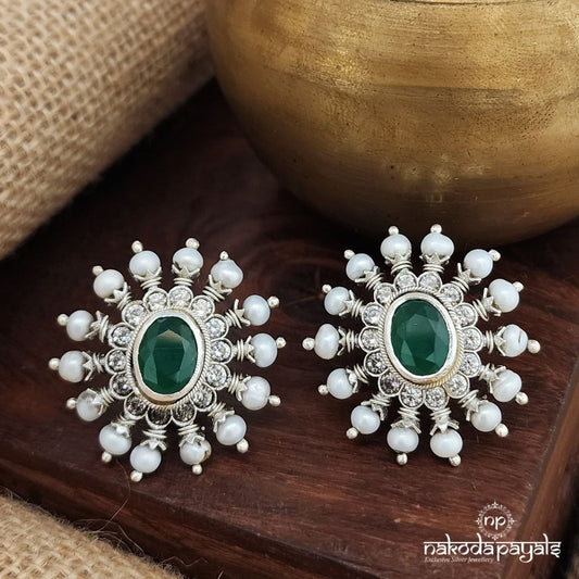 Coruscating Green Studs (S3611)