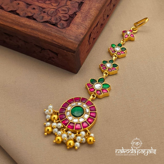 Traditional Lotus Maang Tika (Gm1218)