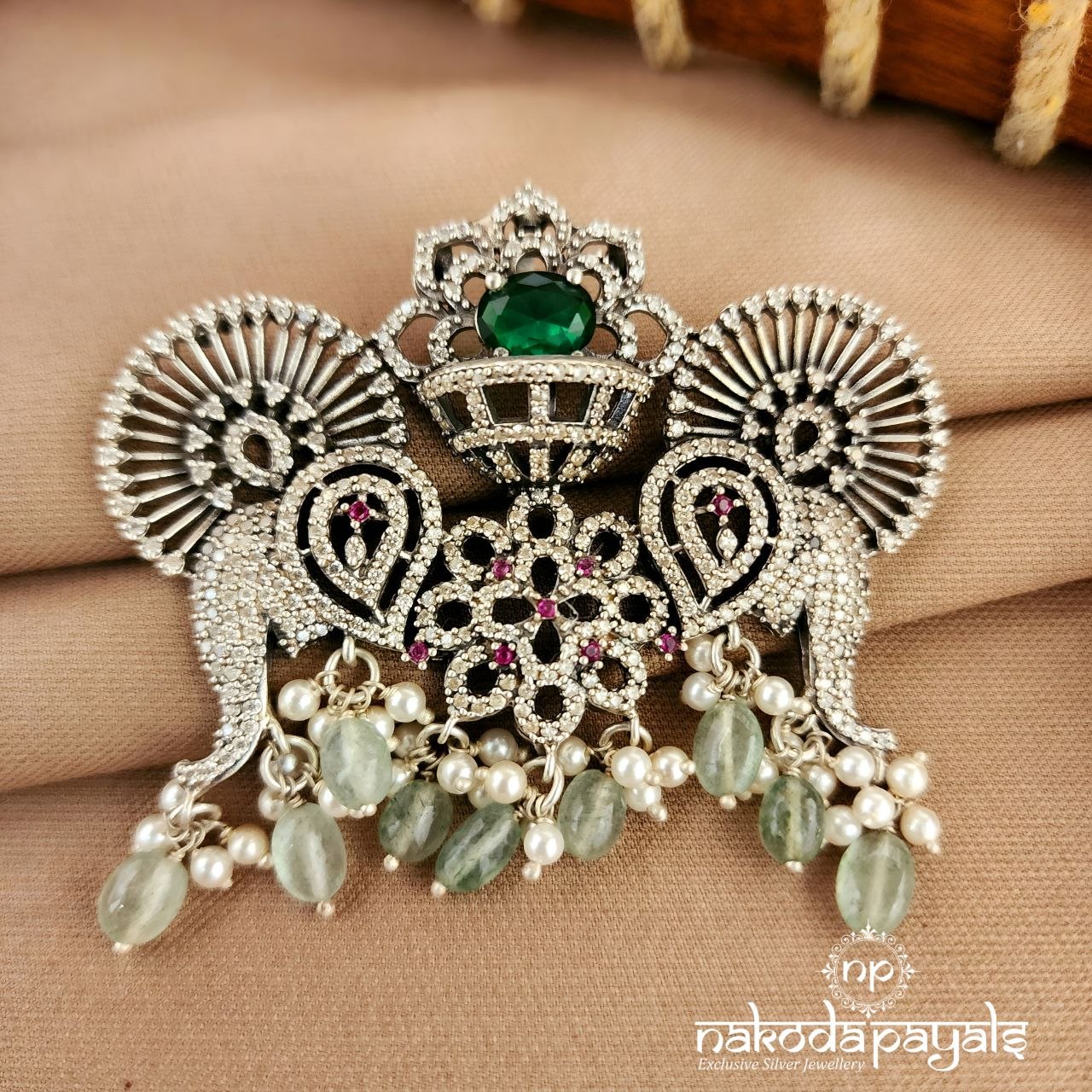 Green Drop Pendant (P2591)