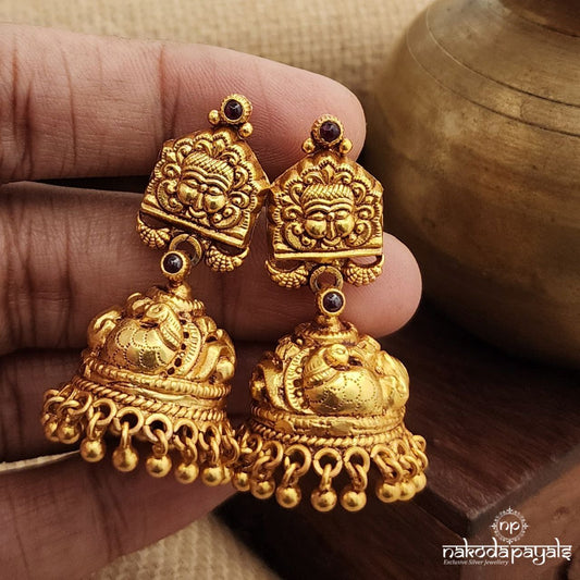 Stunning Peocock Jhumka (Ge9476)