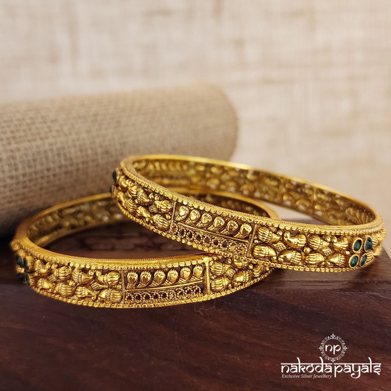 Mango Green Bangles (Gk2787)
