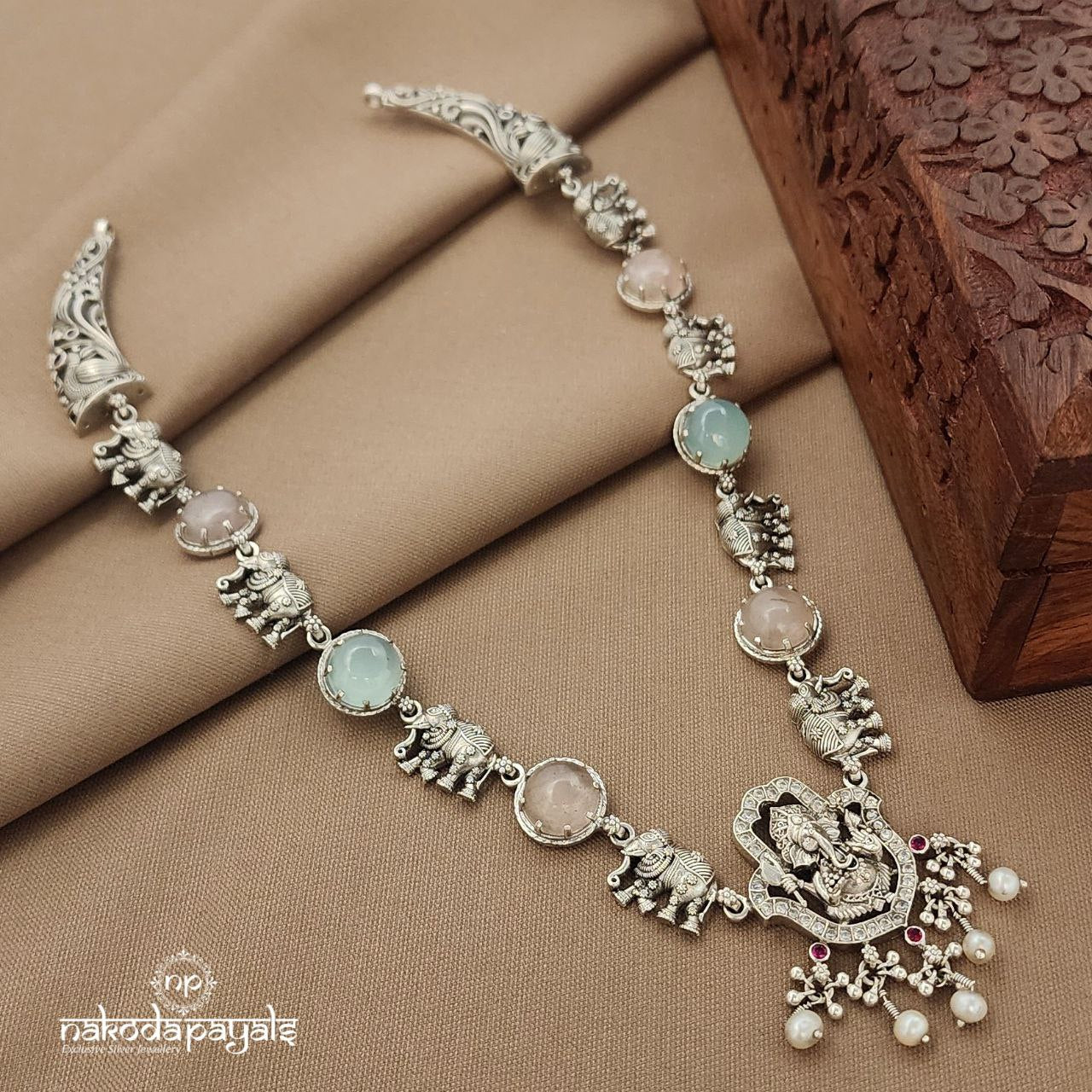 Elephant Ganesha Neckpiece  (N11467)