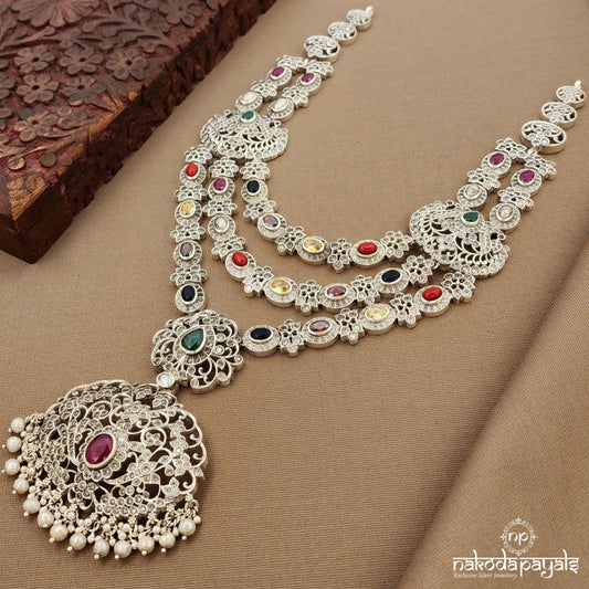 Navaratna Layered Neckpiece  (N11316)