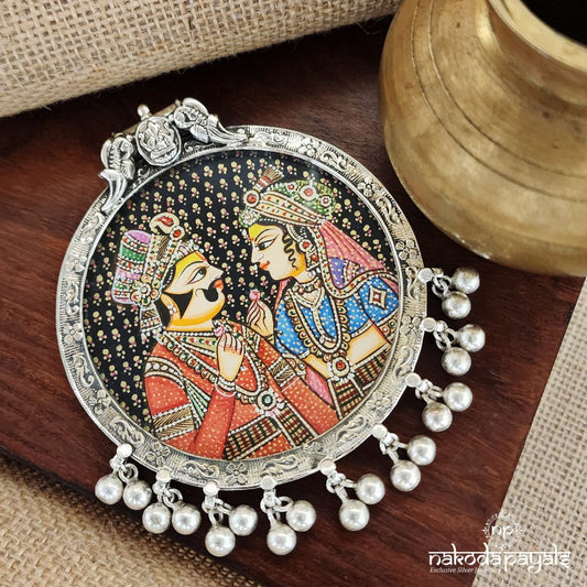 Raja Rani Painted Pendant (P2326)