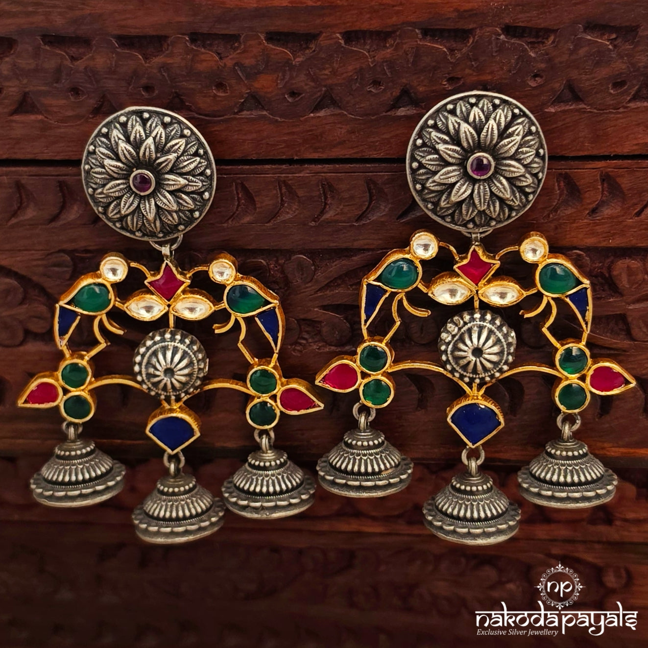 Majestic Kundan Earrings (C4102)