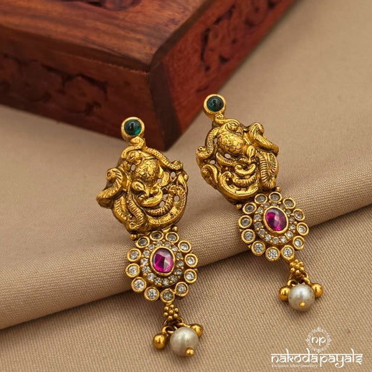 Amazing Peacock Chandbali (Ge10691)