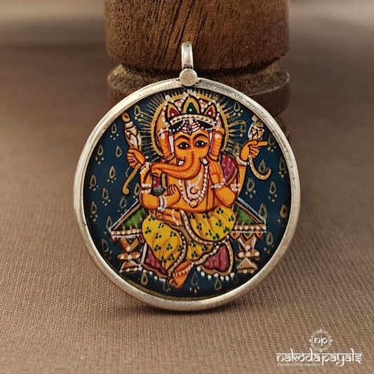 Ganesha Painted Pendant (P2492)