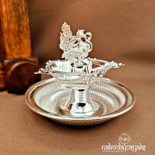Panch Mukhi Peacock Single Deepam (Aa2367-71)