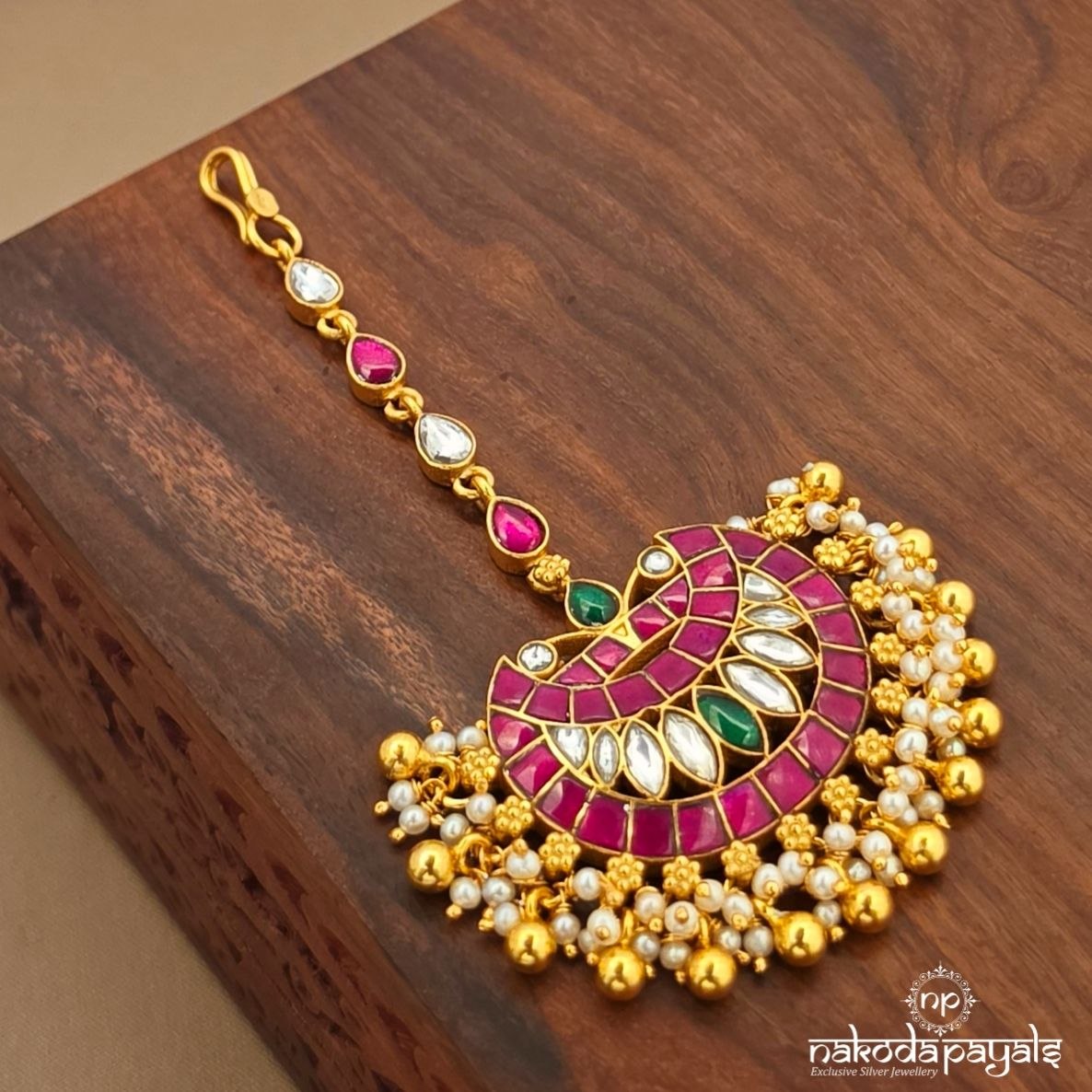 Mesmerizing Kundan Maang Tikka (Gm1303)
