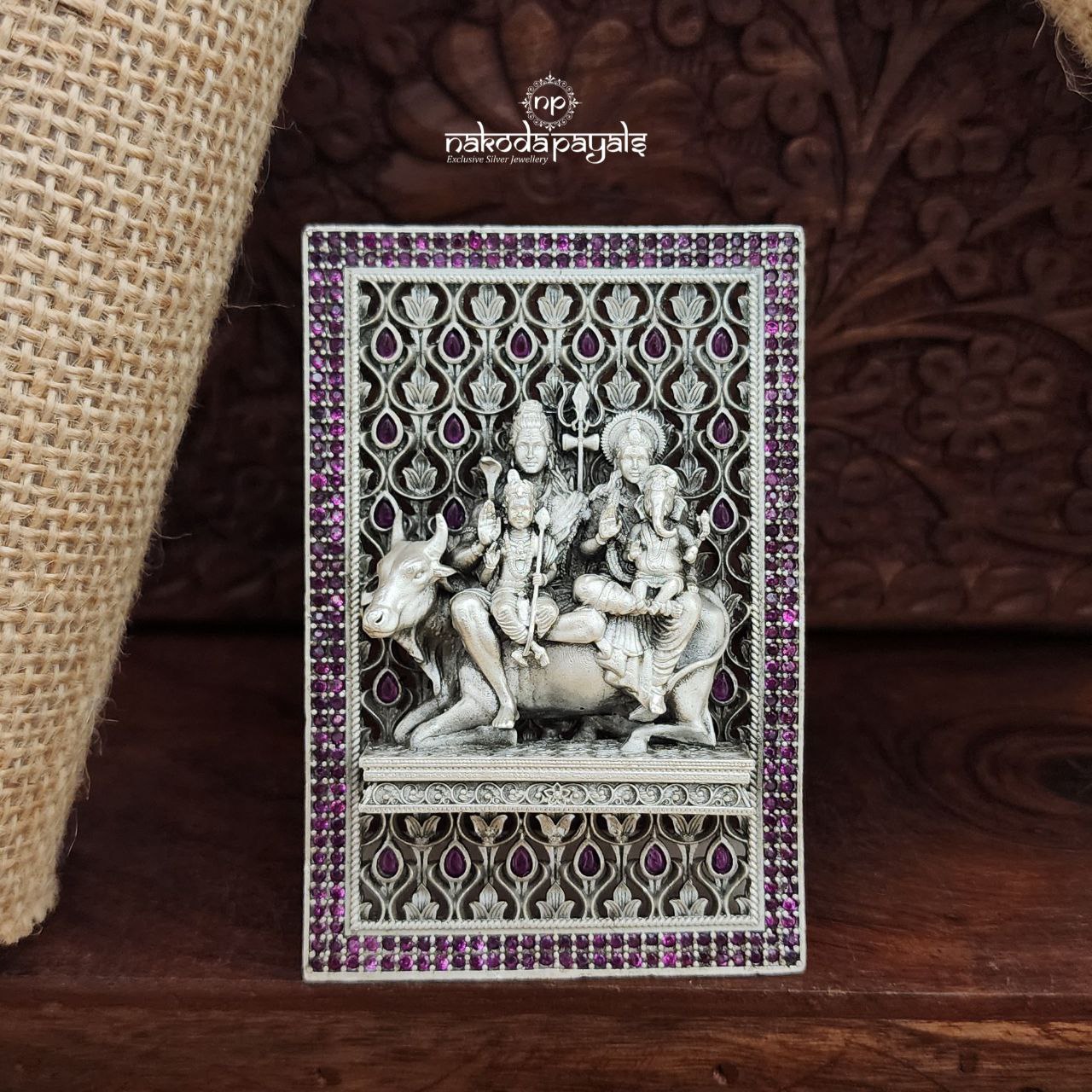 Stunning Shiv Parivar 3D Portrait (Aa1965)