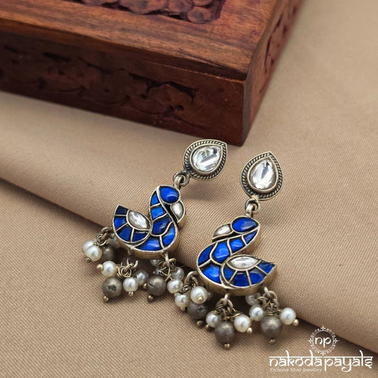 Cutsy Blue Bird Earrings (C4096)