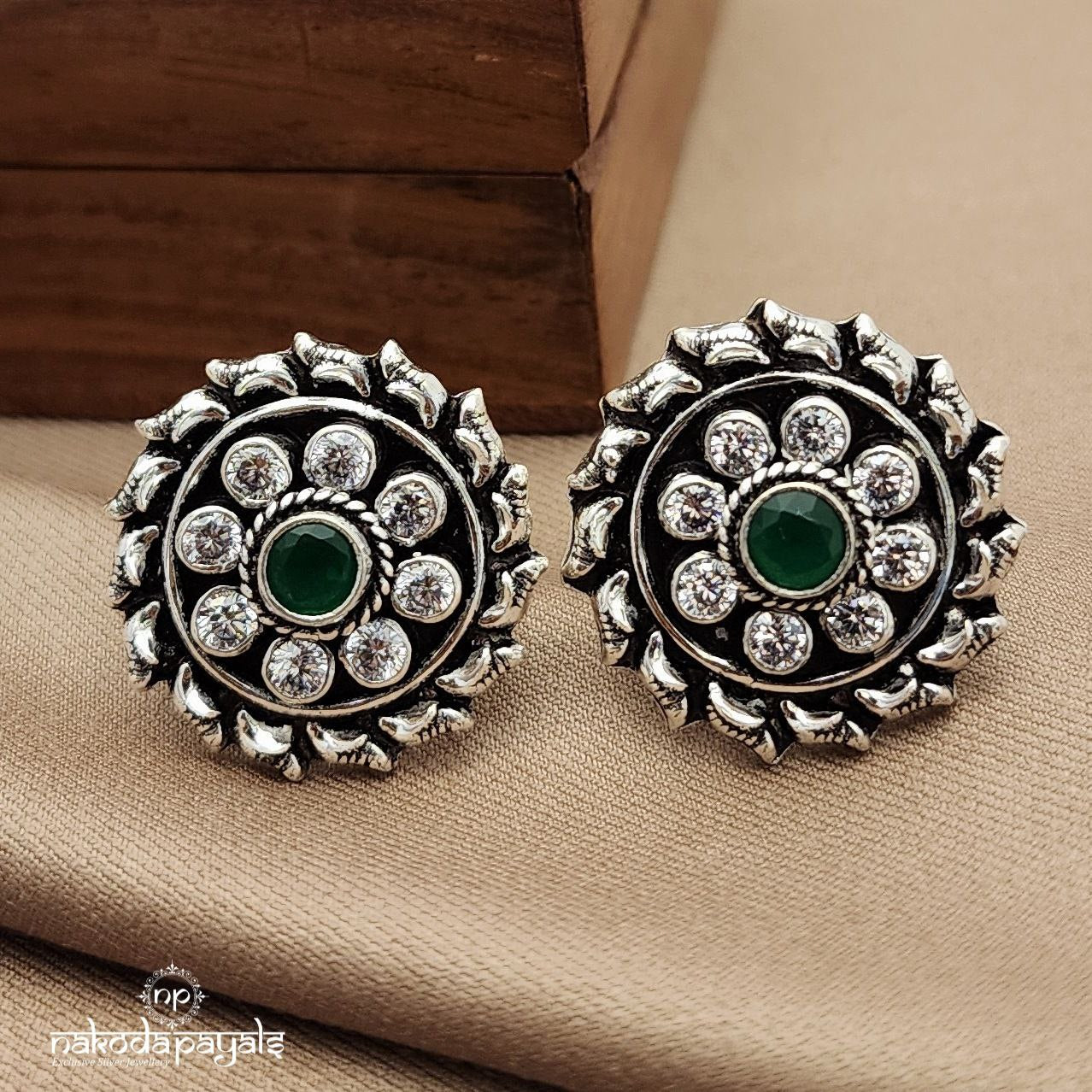 Big Circular Green Toerings (T4620)