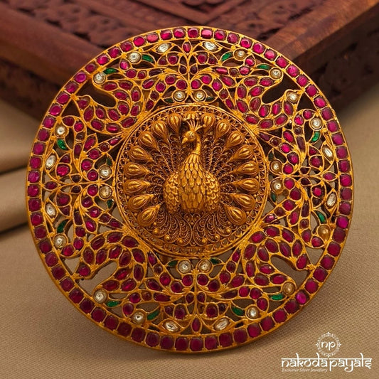 Peacock Kundan Hair Accessories (Ha0116)