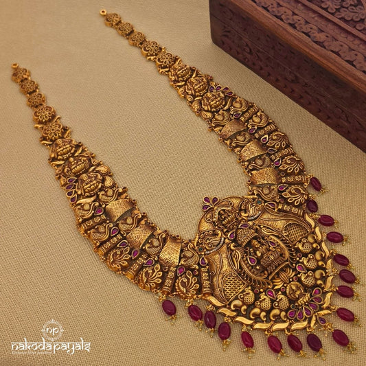Traditional Lakshmi Long Haram (Gn10582)