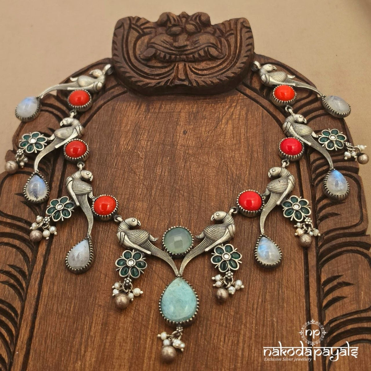 Parrot Motif Neckpiece (N12206)