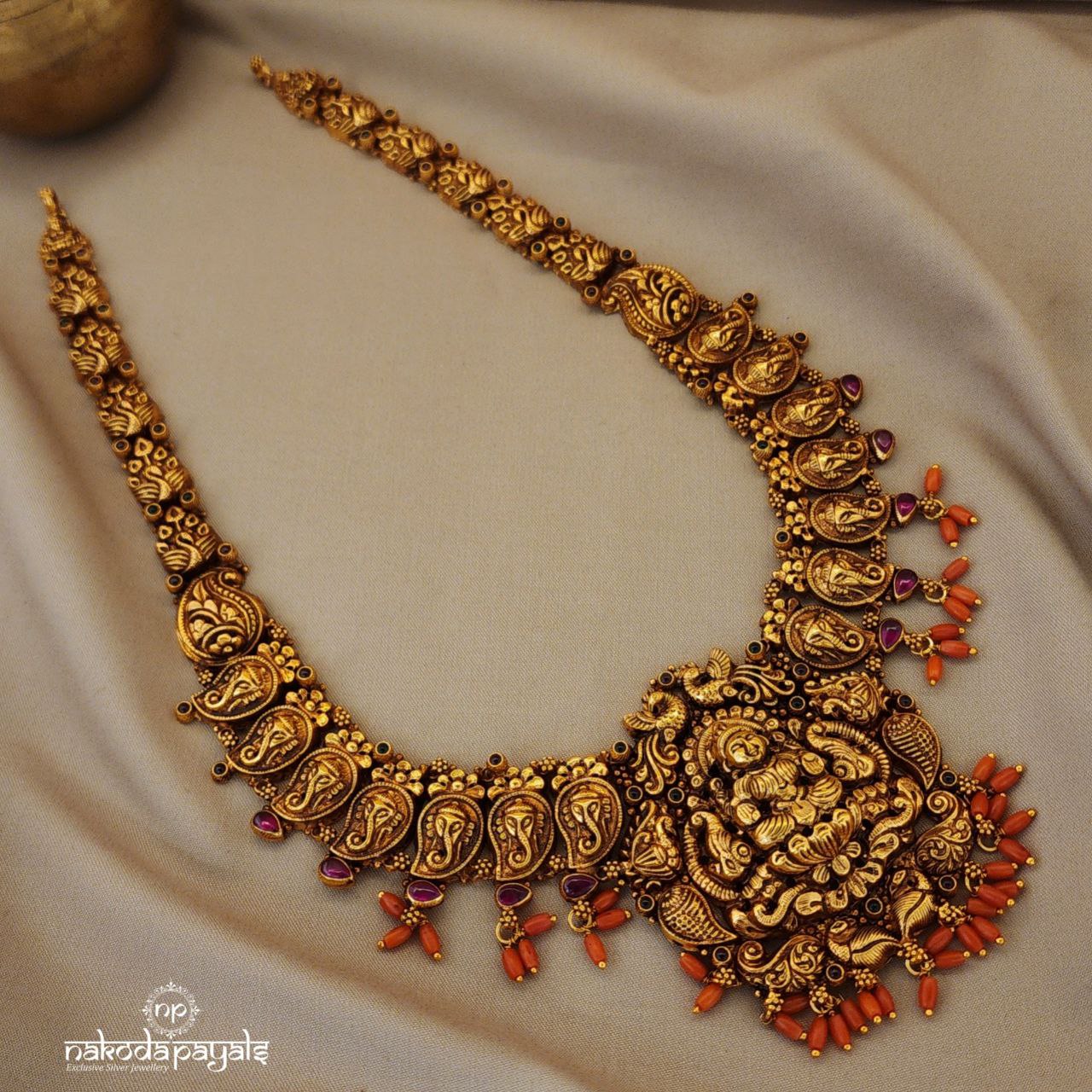 Coral Drops Neckpiece (Gn8465)