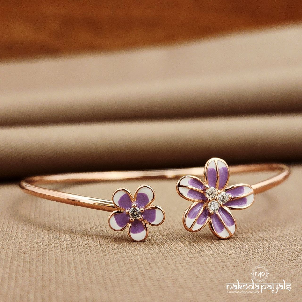 Purple Adjustable Kada (St3848)