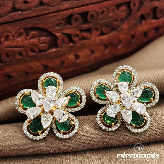 Green CZ Studs (Ge10419)