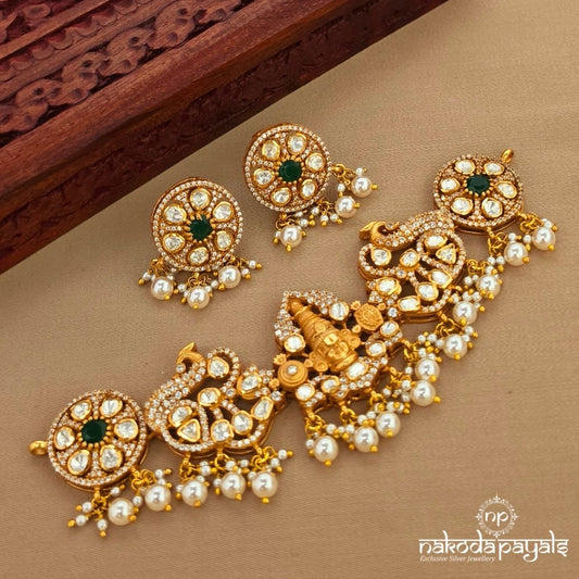Venkatraman Choker With Earrings (Gn10094)