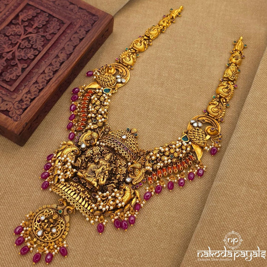 Gaja Lakshmi Pearl Neckpiece (Gn10546)