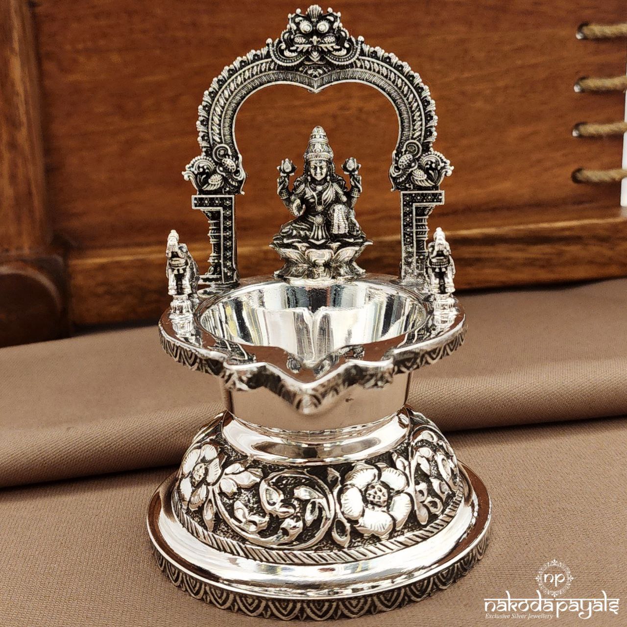 Oxidised Elephant Kamakshi Deepam (Aa2507)