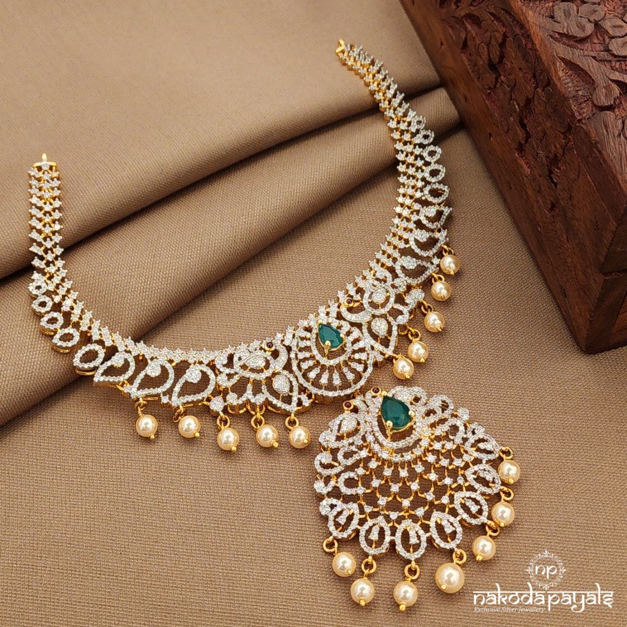 CZ  Green Neckpiece (Gn9937)