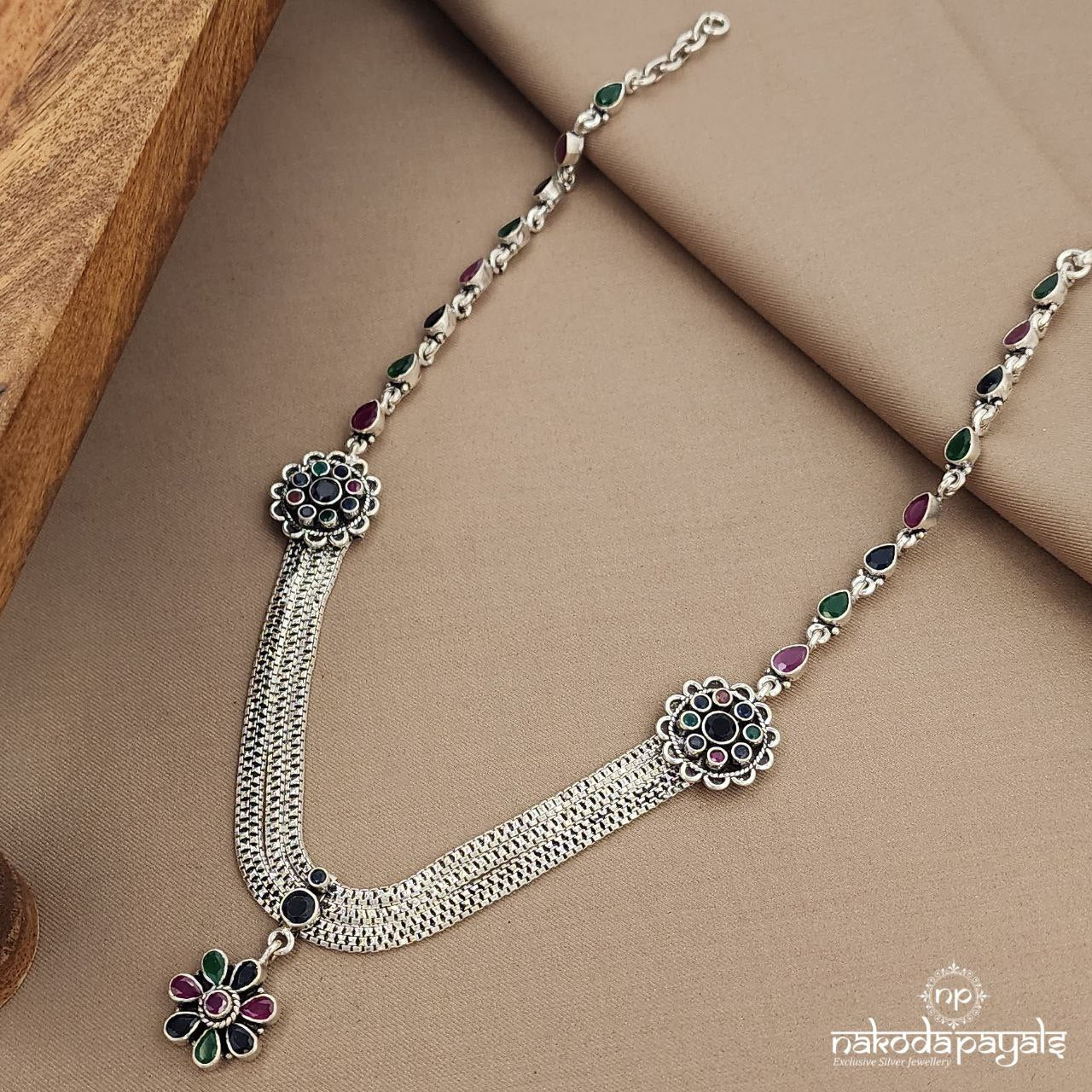 Colorful Layered Neckpiece (N11049)