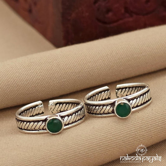 Green Dot Toerings (T4855)